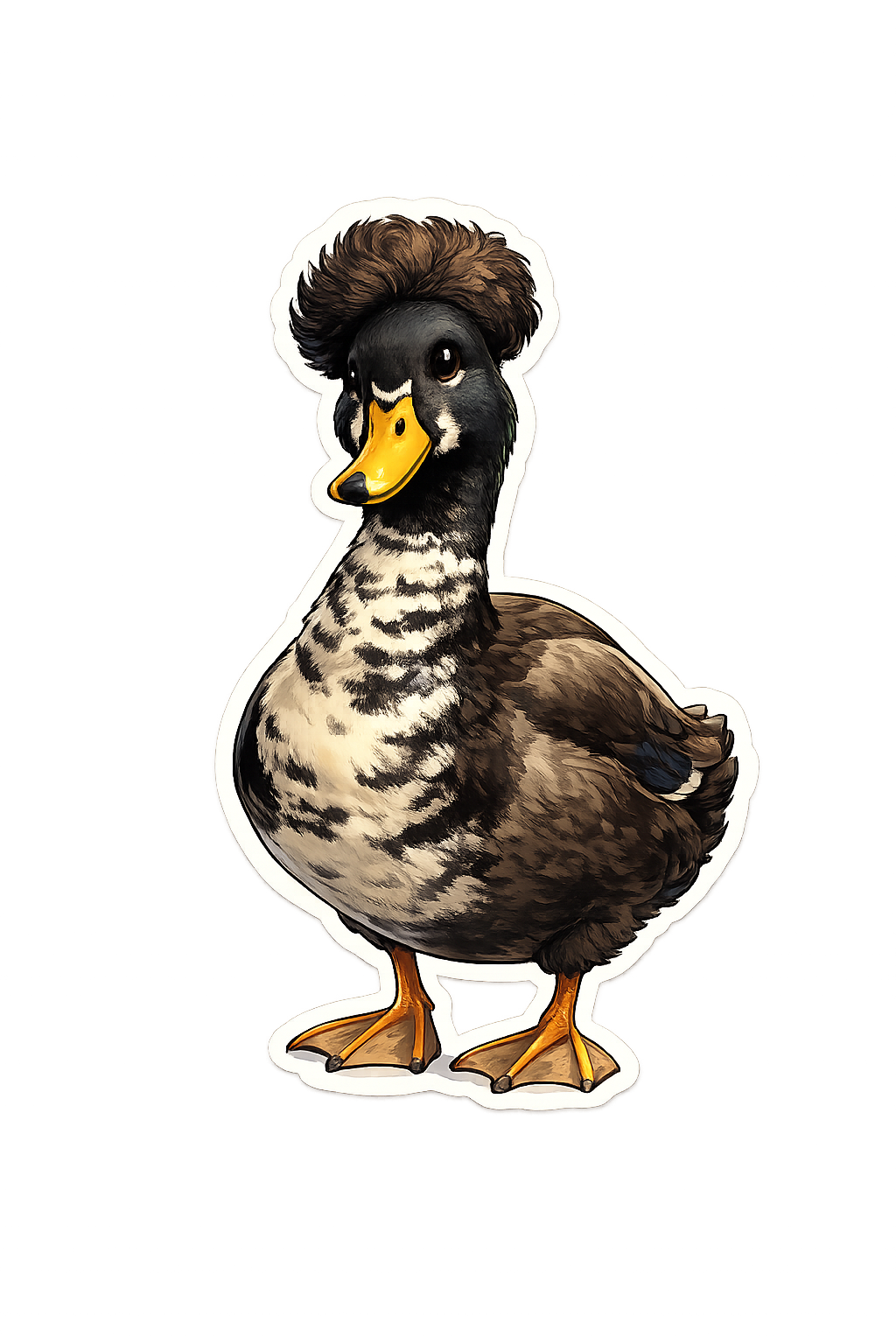 Cliff & Hawk Duck Sticker