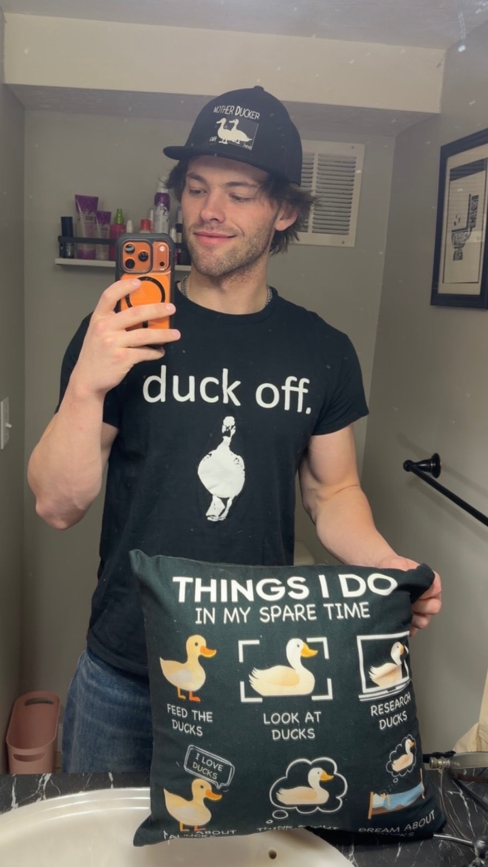 Duck Life Pillow